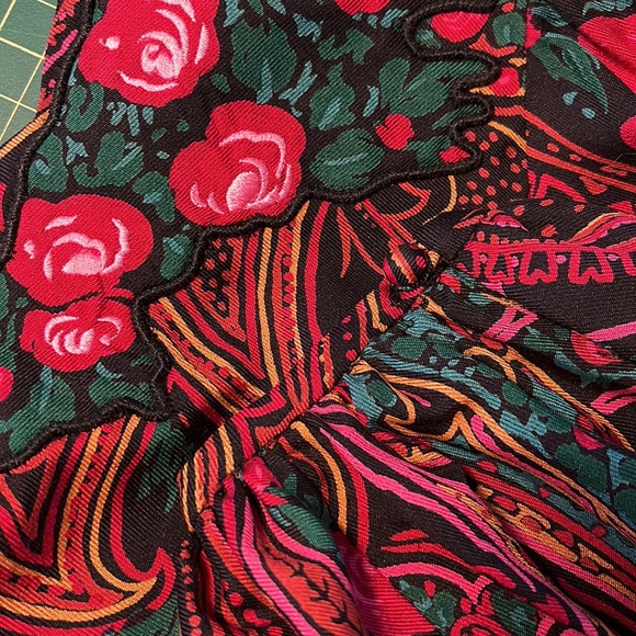 Anne Crimmins for Umi Collections vintage 80s/90s wool & silk challis blouse - Picture 7 of 7